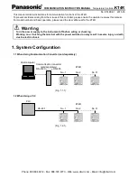 Panasonic KT4R Communication Instruction Manual предпросмотр