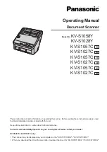 Panasonic KV-S1058Y Operating Manual preview