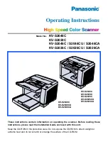 Panasonic KV S2026C - Document Scanner Operating Instructions Manual preview