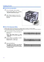 Preview for 14 page of Panasonic KV-S3085 Installation Manual