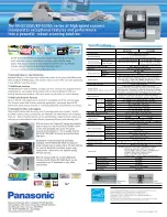 Preview for 2 page of Panasonic KV-S3105C Specifications