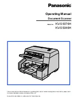 Panasonic KV-S5046H Operating Manual preview