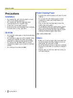 Предварительный просмотр 12 страницы Panasonic KV-S5055C Operating Manual