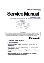 Panasonic KV-S6055W Service Manual preview