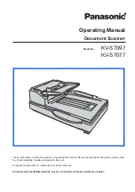 Panasonic KV-S7097 Operating Manual preview