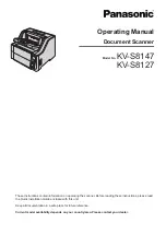 Panasonic KV-S8127 Operating Manual preview