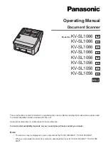 Panasonic KV-SL1066 M2 Operating Manual предпросмотр