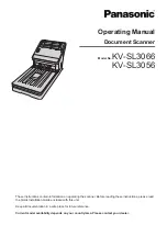 Предварительный просмотр 1 страницы Panasonic KV-Sl3056 Operating Manual