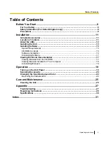 Preview for 5 page of Panasonic KV-SS080 Operating Instructions Manual