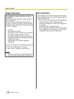 Preview for 10 page of Panasonic KV-SS080 Operating Instructions Manual