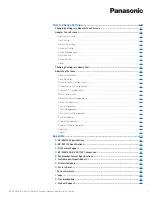 Preview for 4 page of Panasonic KV-SS1100 Administrator'S Manual