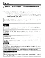 Preview for 3 page of Panasonic KV-SS25 Operation Manual