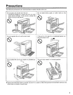 Preview for 5 page of Panasonic KV-SS25 Operation Manual