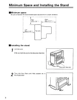 Preview for 8 page of Panasonic KV-SS25 Operation Manual