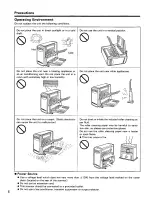 Preview for 6 page of Panasonic KV-SS25D Operation Manual