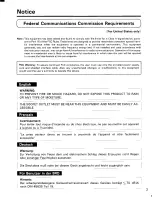 Preview for 3 page of Panasonic KV-SS55EX Operation Manual