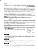 Preview for 4 page of Panasonic KV-SS55EX Operation Manual