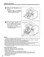 Preview for 26 page of Panasonic KV-SS855 Operation Manual