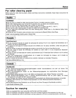 Preview for 5 page of Panasonic KV-SS855D Operating Instructions Manual