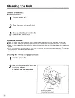 Preview for 32 page of Panasonic KV-SS855D Operating Instructions Manual