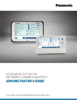 Preview for 1 page of Panasonic KV-SSM100 Administrator'S Manual