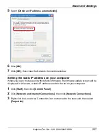 Предварительный просмотр 207 страницы Panasonic KW-WP1050E Operating Instructions Manual