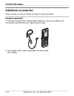 Предварительный просмотр 214 страницы Panasonic KW-WP1050E Operating Instructions Manual