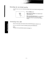 Предварительный просмотр 58 страницы Panasonic KX-2450NZ Operating Instructions Manual