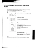 Предварительный просмотр 65 страницы Panasonic KX-2450NZ Operating Instructions Manual