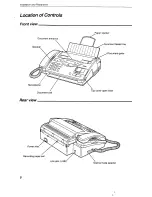 Предварительный просмотр 6 страницы Panasonic KX-2750NZ Operating Instructions Manual