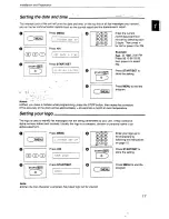 Предварительный просмотр 17 страницы Panasonic KX-2750NZ Operating Instructions Manual