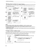 Предварительный просмотр 20 страницы Panasonic KX-2750NZ Operating Instructions Manual