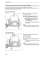 Предварительный просмотр 28 страницы Panasonic KX-2750NZ Operating Instructions Manual