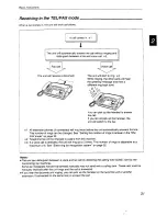 Предварительный просмотр 31 страницы Panasonic KX-2750NZ Operating Instructions Manual