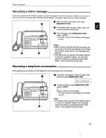 Предварительный просмотр 37 страницы Panasonic KX-2750NZ Operating Instructions Manual