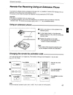 Предварительный просмотр 43 страницы Panasonic KX-2750NZ Operating Instructions Manual