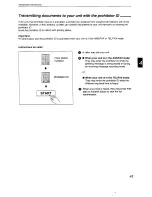 Предварительный просмотр 45 страницы Panasonic KX-2750NZ Operating Instructions Manual