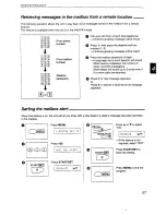 Предварительный просмотр 57 страницы Panasonic KX-2750NZ Operating Instructions Manual