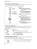 Предварительный просмотр 62 страницы Panasonic KX-2750NZ Operating Instructions Manual