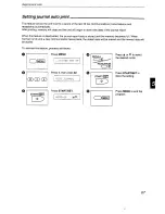 Предварительный просмотр 67 страницы Panasonic KX-2750NZ Operating Instructions Manual