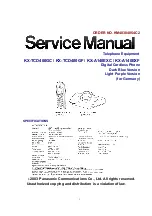 Preview for 1 page of Panasonic KX-A140EXC Service Manual