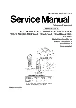 Предварительный просмотр 1 страницы Panasonic KX-A141ALM Service Manual