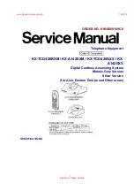 Panasonic KX-A142EXM Service Manual предпросмотр