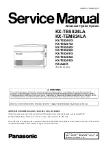 Preview for 1 page of Panasonic KX-A227X Service Manual