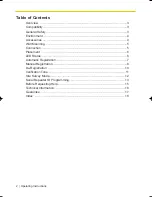 Preview for 2 page of Panasonic KX-A272 Operating Instructions Manual