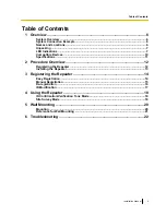 Preview for 5 page of Panasonic KX-A405 Installation Manual