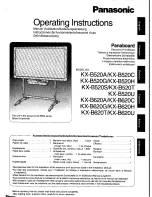 Preview for 1 page of Panasonic KX-B520A Operating Instrucktions