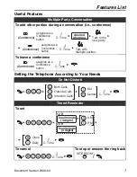 Preview for 7 page of Panasonic KX-DT321-B - KX - Digital Phone Quick Reference Manual