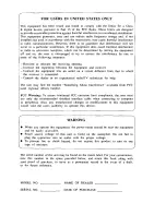 Preview for 2 page of Panasonic KX-E2000 Operator'S Instruction Manual