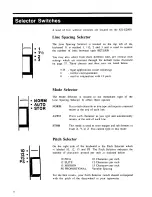 Preview for 12 page of Panasonic KX-E2000 Operator'S Instruction Manual